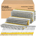 Therwen 21 Degree Framing Nails, 3 in x 0.120 in - Galvanized Ring