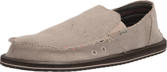 Sanuk Mens Hemp Sidewalk Surfer Slip On Shoes for Men Comfort