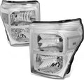 Auto Dynasty Halogen Model Headlights Assembly Compatible with Ford
