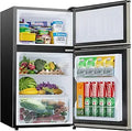 Retro Mini Fridge with Freezer 3.2 Cu.Ft - Compact 2-Door Refrigerator