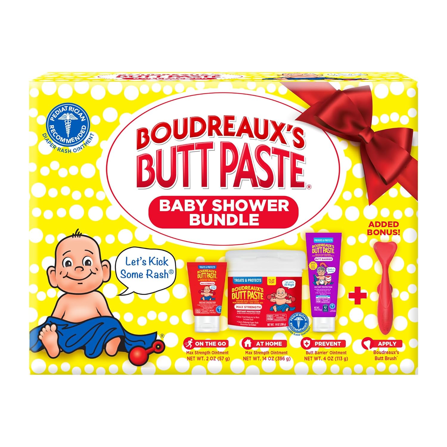 Boudreaux's Butt Paste Baby Shower Set - 3 Essentials Kit