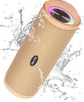 Portable Bluetooth Speaker for Men Apricot - HEYSONG IPX7 Waterproof