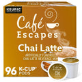 Cafe Escapes Chai Latte K-Cup Pods, 96 Count - Creamy Spiced Tea