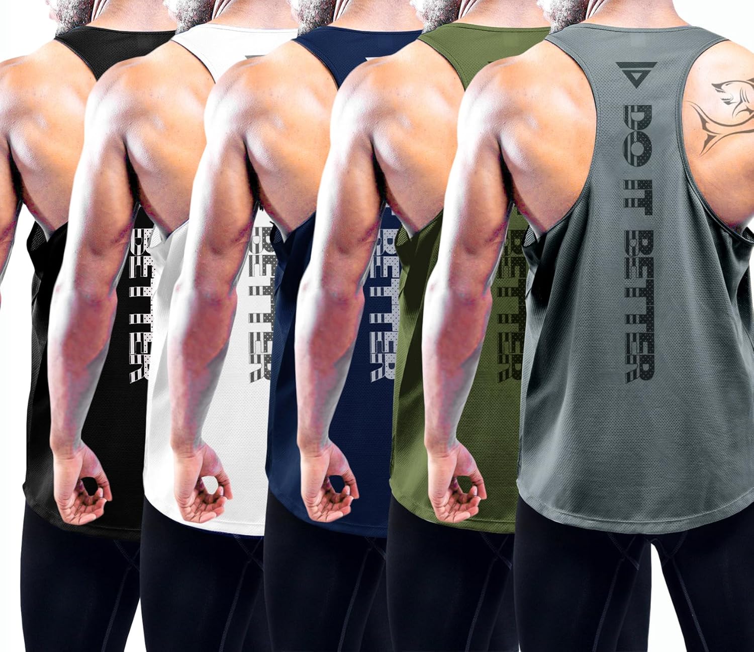 Boyzn Men's Y-Back Workout Tank Tops for Fitness and Style