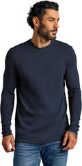 Mens Long Sleeve Tee Shirts - Athletic Fit Henley & Waffle Options
