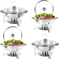 IMACONE Buffet Chafing Dish Set of 4 for Catering and Events