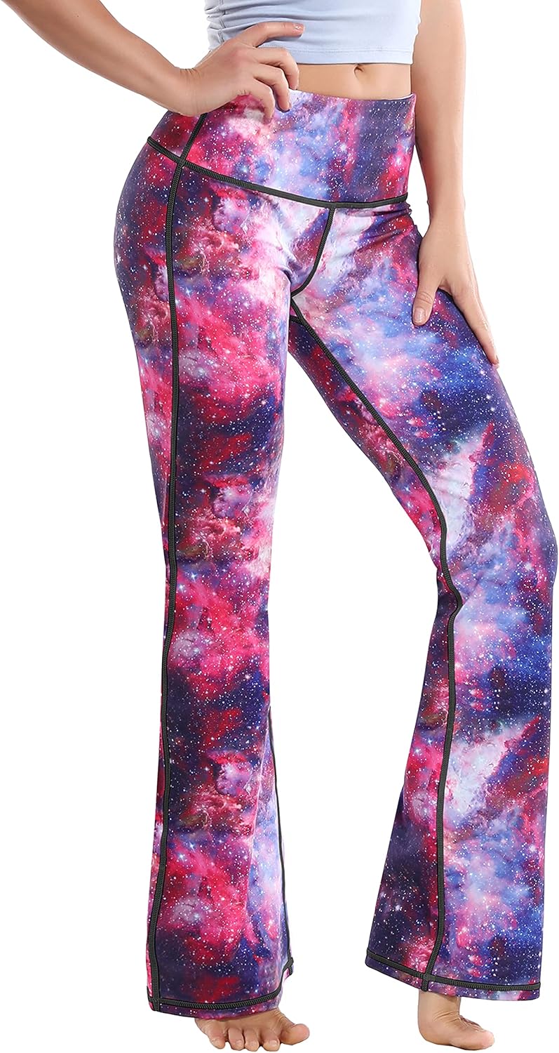BUBBLELIME Women's High Waist Bootcut Yoga Pants for Comfort
