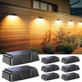Solar Fence Lights - 8 Pack Outdoor Deck Light for Any Occasion