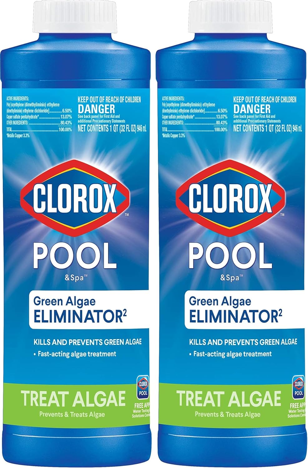 Clorox Pool&Spa Swimming Pool Algaecide for Algae Control