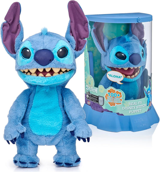 RealFX Disney Stitch Plush: 18 Animatronic Fun!