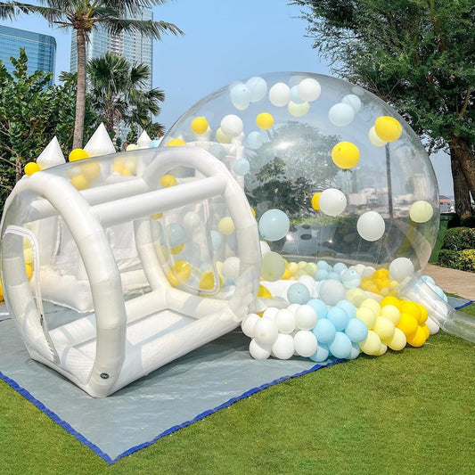 10ft Inflatable Bubble House - Transparent Fun for Kids!