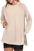 ANRABESS Women's Oversized Crewneck Sweatshirt - Tunic Pullover