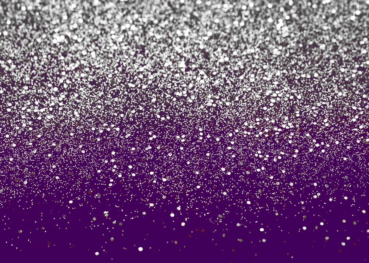 10x8ft Purple Bokeh Backdrop for Birthday and Wedding Events