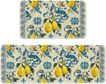 Mloabuc Lemon Decorative Kitchen Mats Set of 2 for Comfort