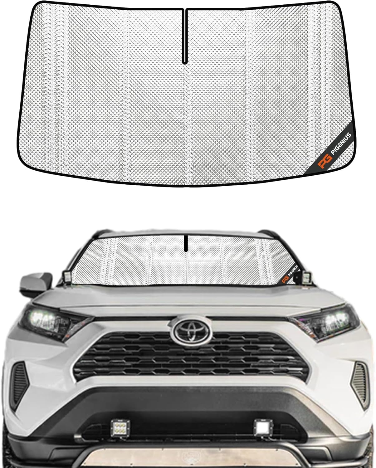 Windshield Sun Shade for Toyota RAV4 2019-2025 Full Coverage