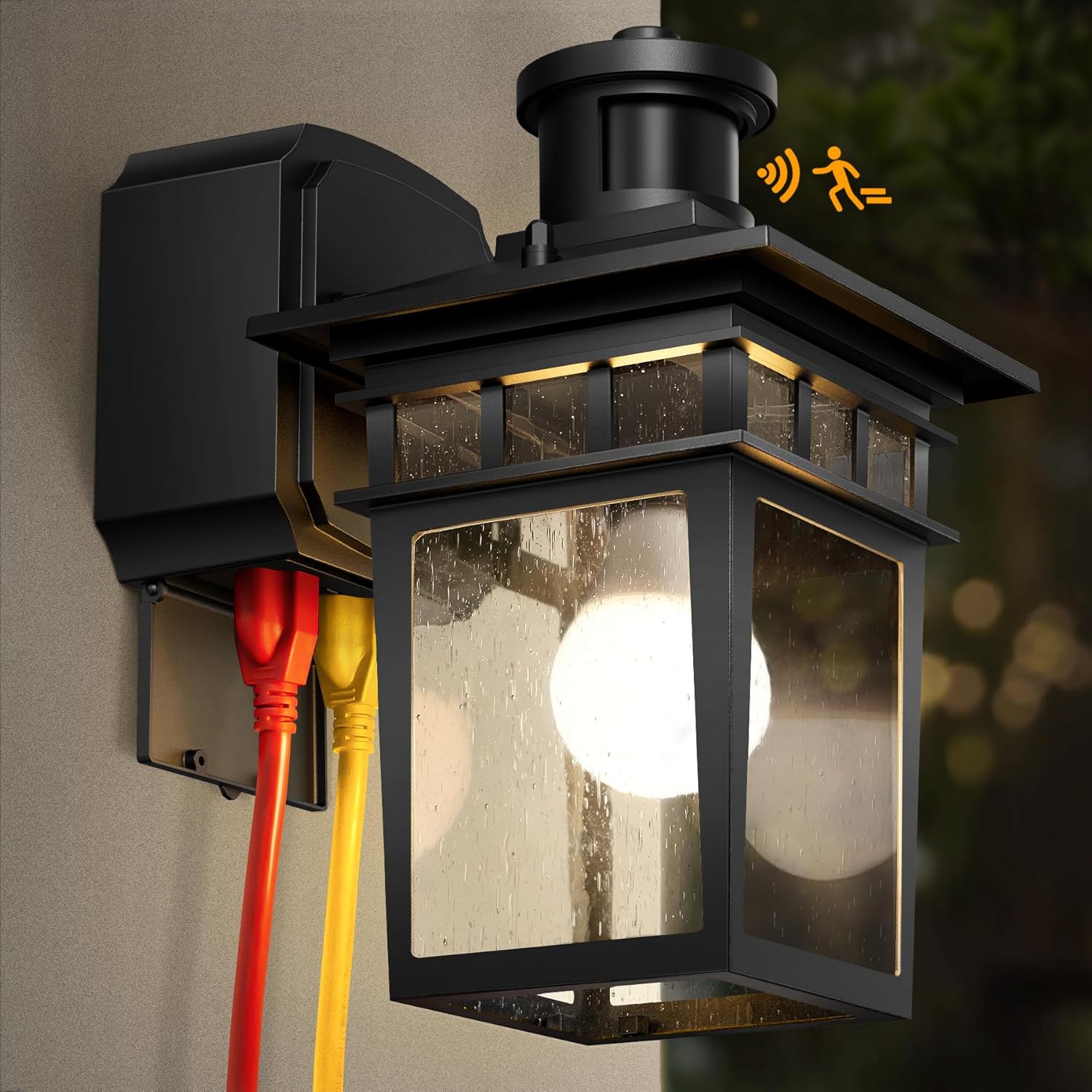 Porch Lights with GFCI Outlet for Safe Outdoor Lighting