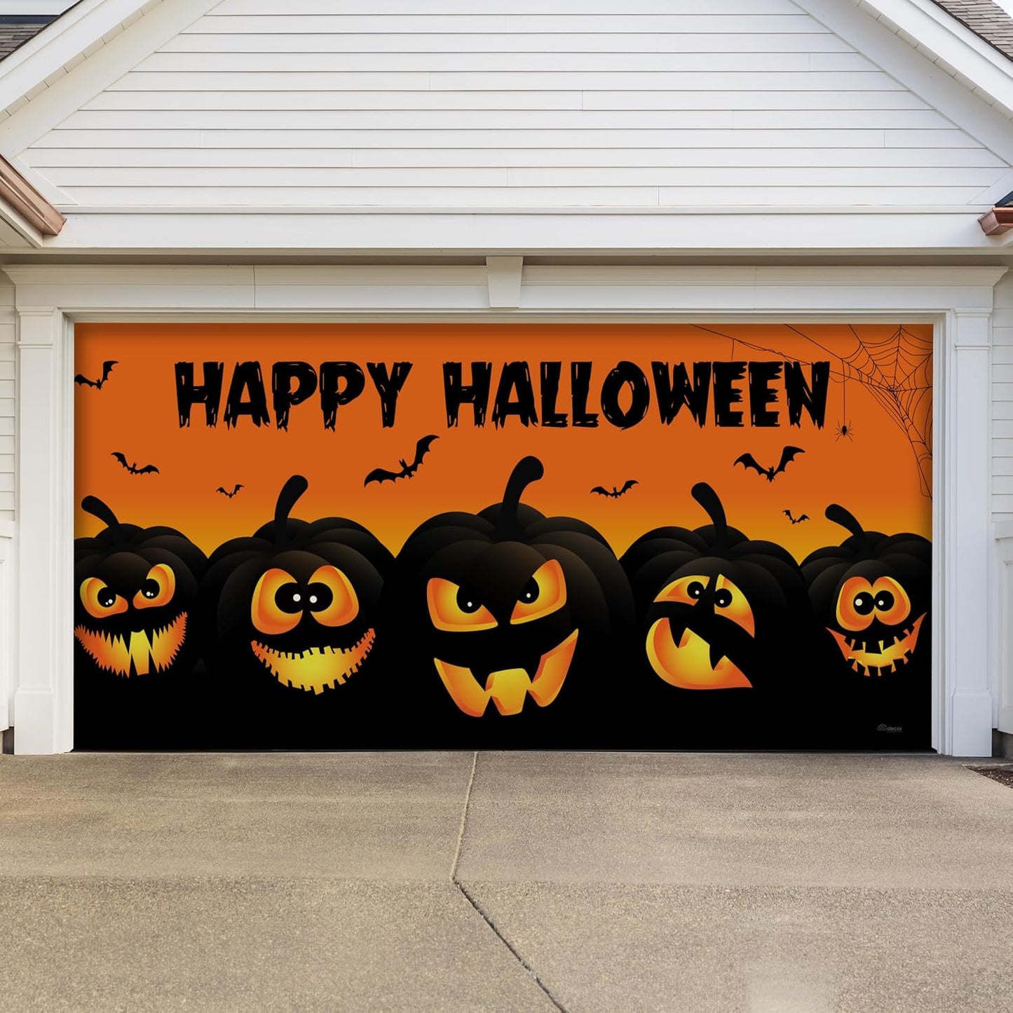 7ft x 16ft Jack O' Lanterns Halloween Garage Door Banner Review