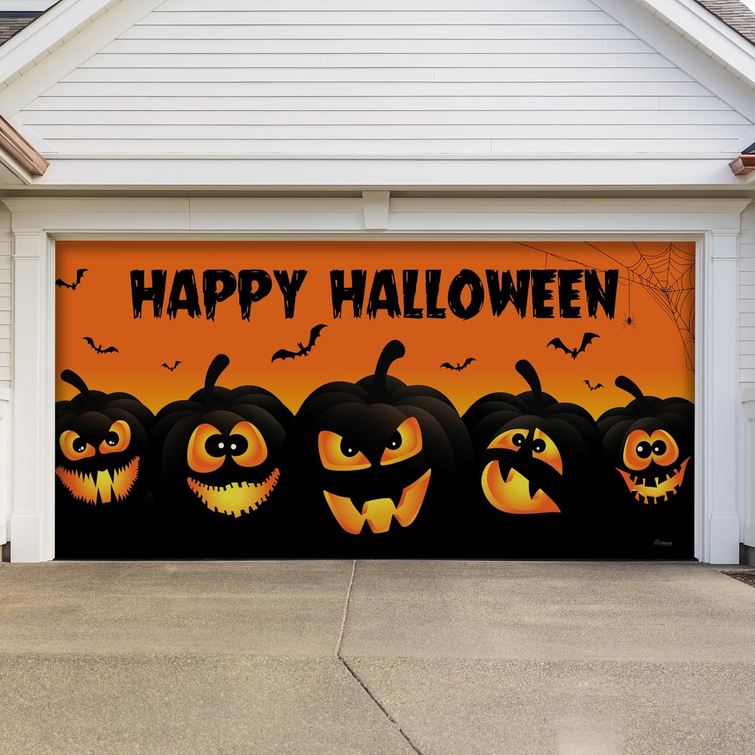 7ft x 16ft Jack O' Lanterns Halloween Garage Door Banner Review