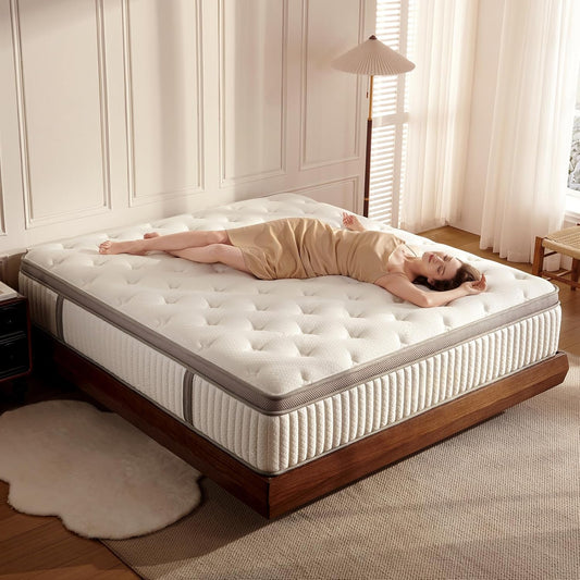 Queen Size Mattress for Pressure Relief and Cool Comfort