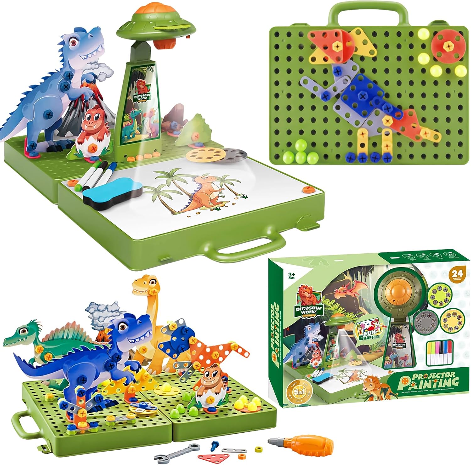 Dinosaur Projection Drawing Board for Early Learning