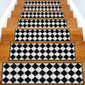 Non-Slip Carpet Stair Treads 15PCS 8x30 Peel and Stick - Safe
