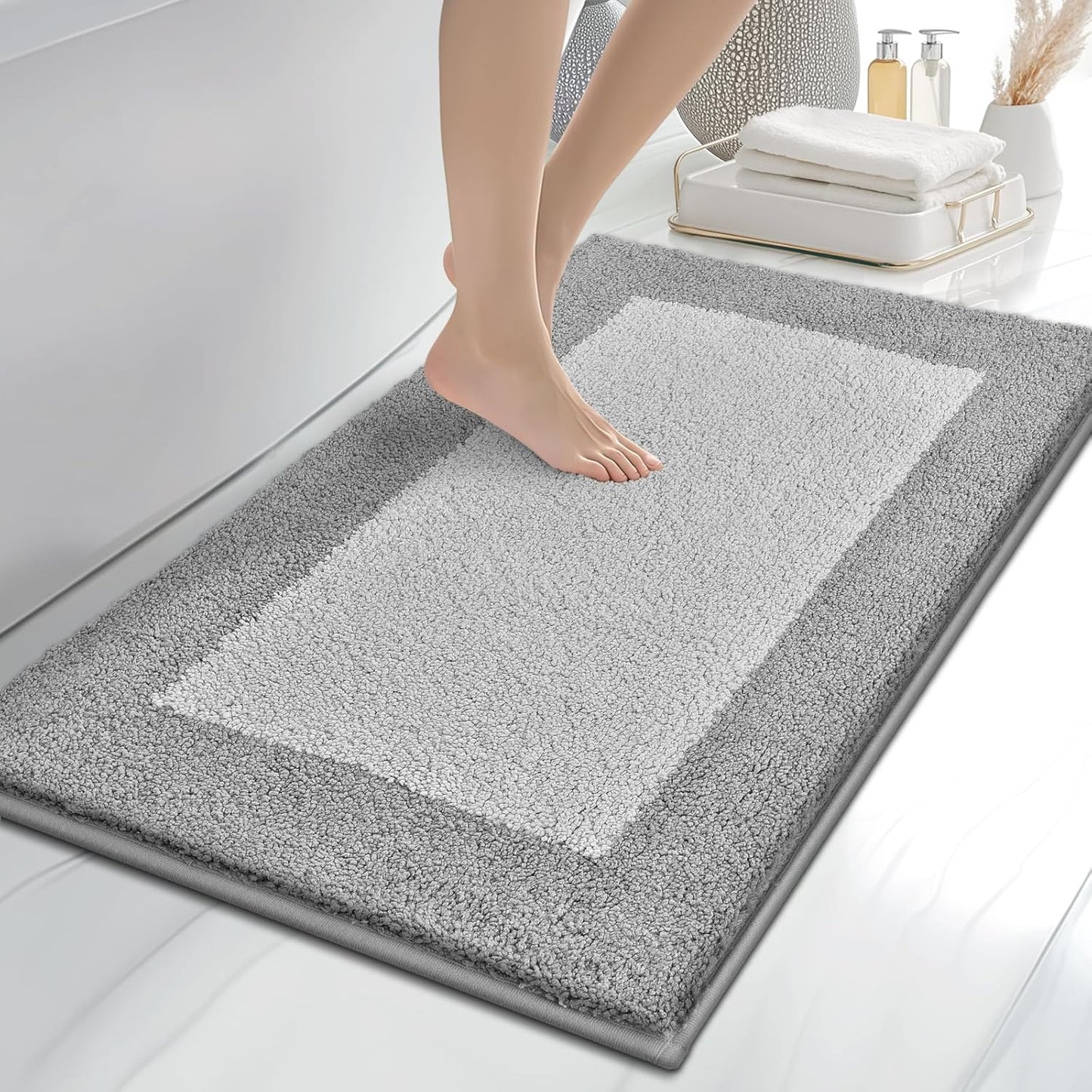 Non-Slip Extra Soft Absorbent Bath Rugs for Your Bathroom