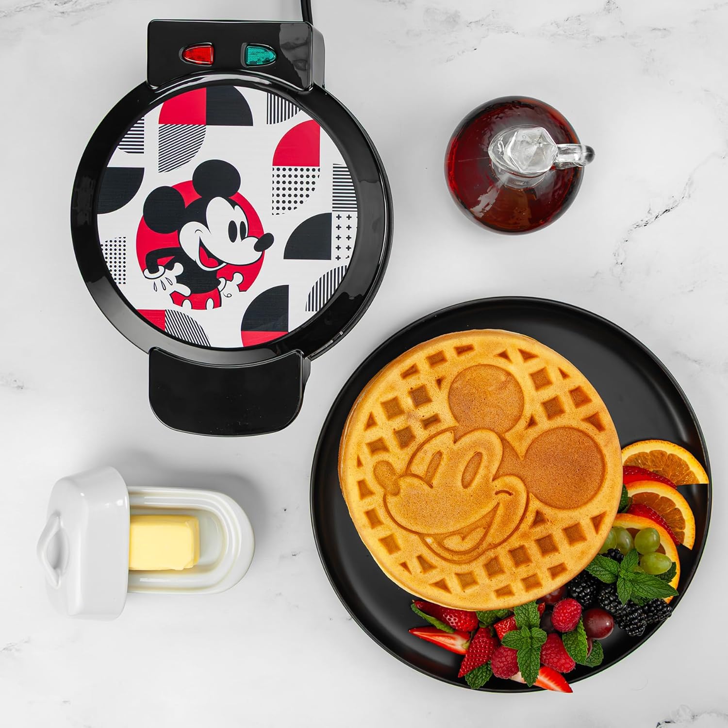 Mickey Mouse Waffle Maker by Uncanny Brands for Fun Breakfasts