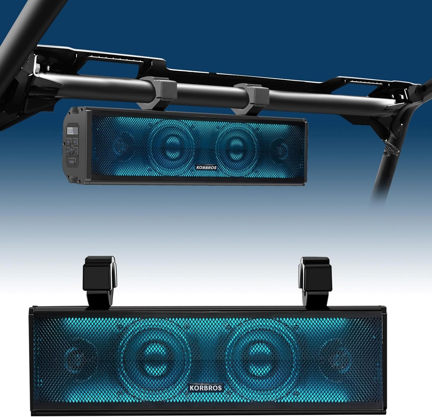 UTV Sound Bar with RGB Lighting for Golf Cart and ATV Use