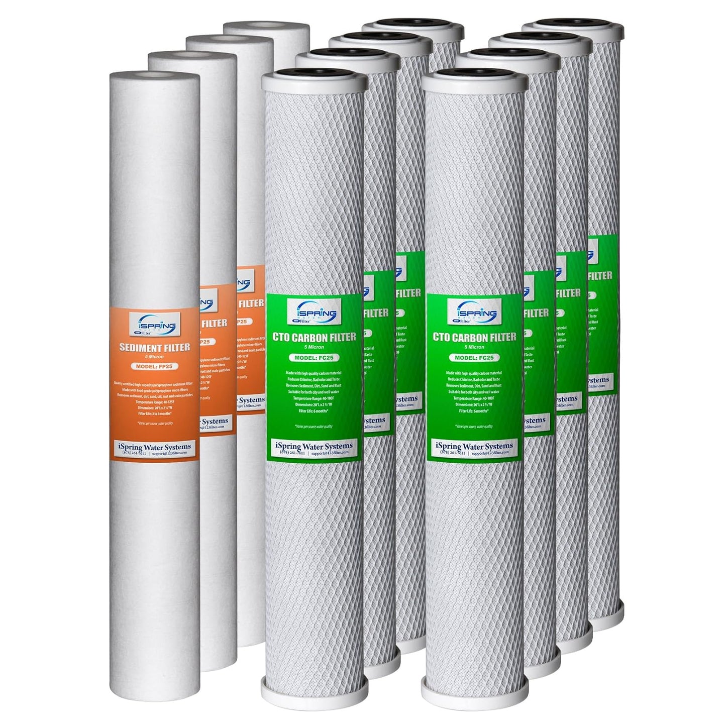 iSpring F12WCB32 Whole House Water Filters for Clean Water