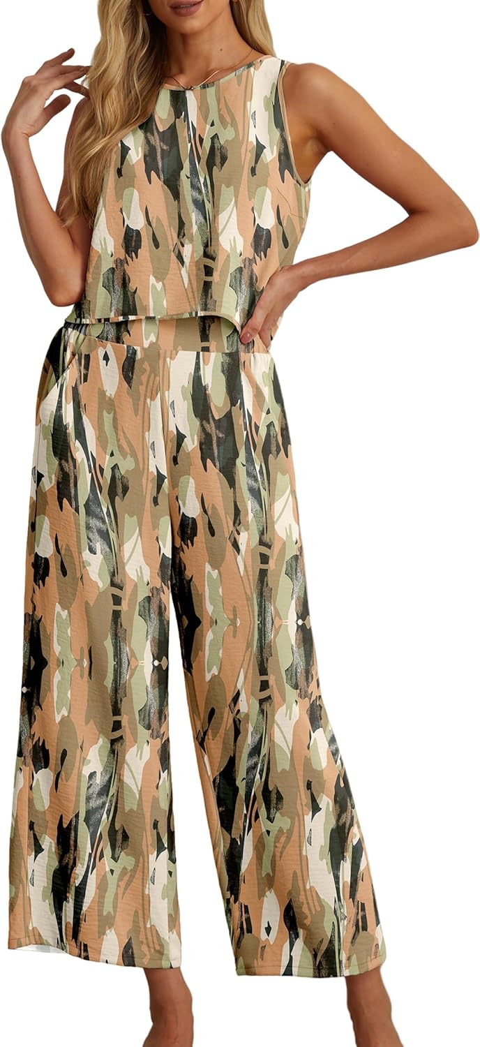 IWOLLENCE Women's Summer 2 Piece Outfit Set for Vibrant Style