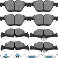 Front Rear Disc Brake Pad Set for BMW 128i 325i 328i X1 - Quiet, Long