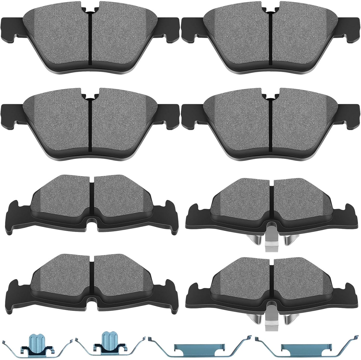SCITOO Front Rear Disc Brake Pad Set for BMW 128i 325i 328i