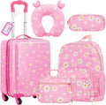 Redbaker Kids Luggage Set 6 Pcs for School Travel Fun