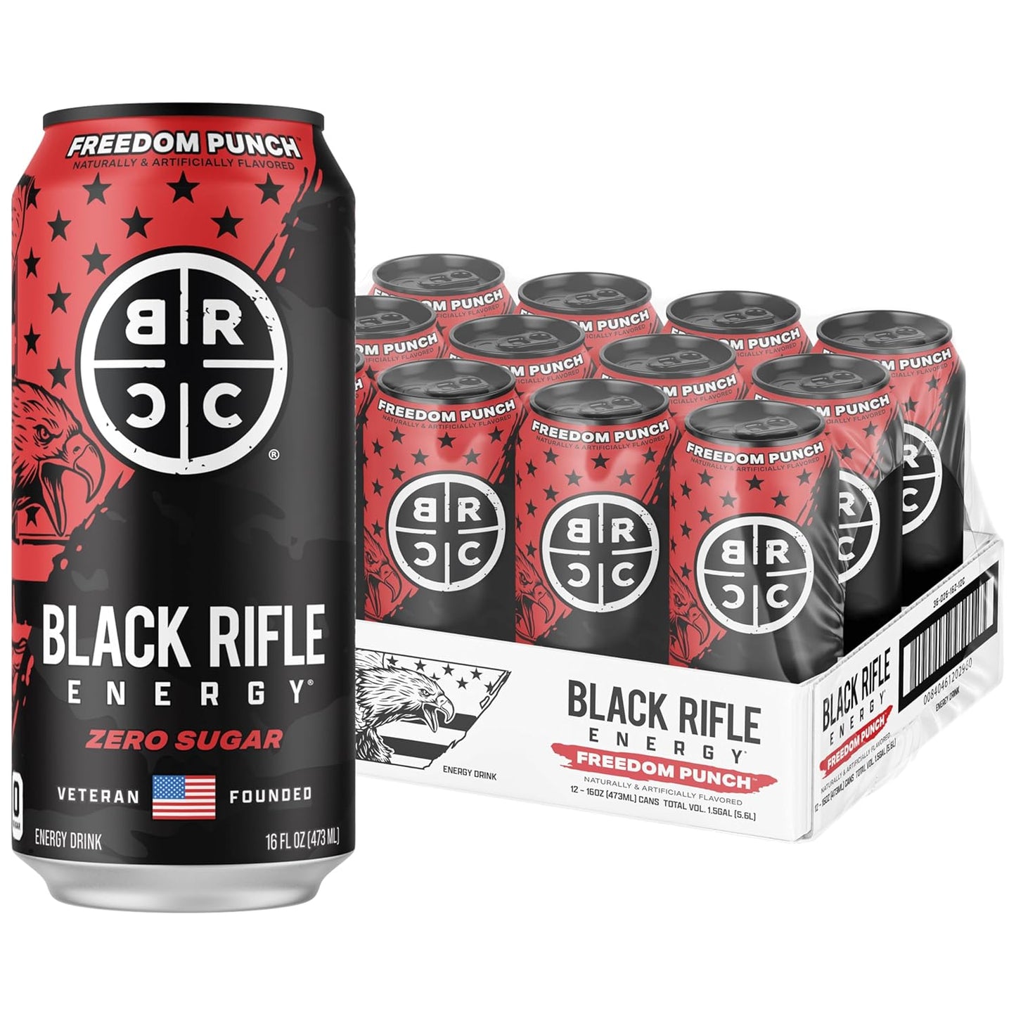 Black Rifle Energy Freedom Punch Zero Sugar Energy Drink Review