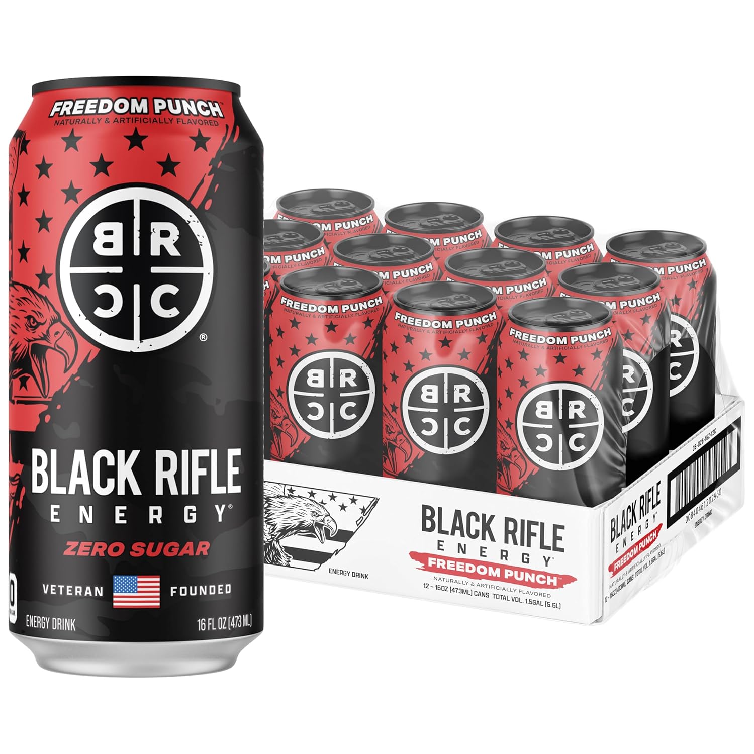Black Rifle Energy Freedom Punch Zero Sugar Energy Drink Review