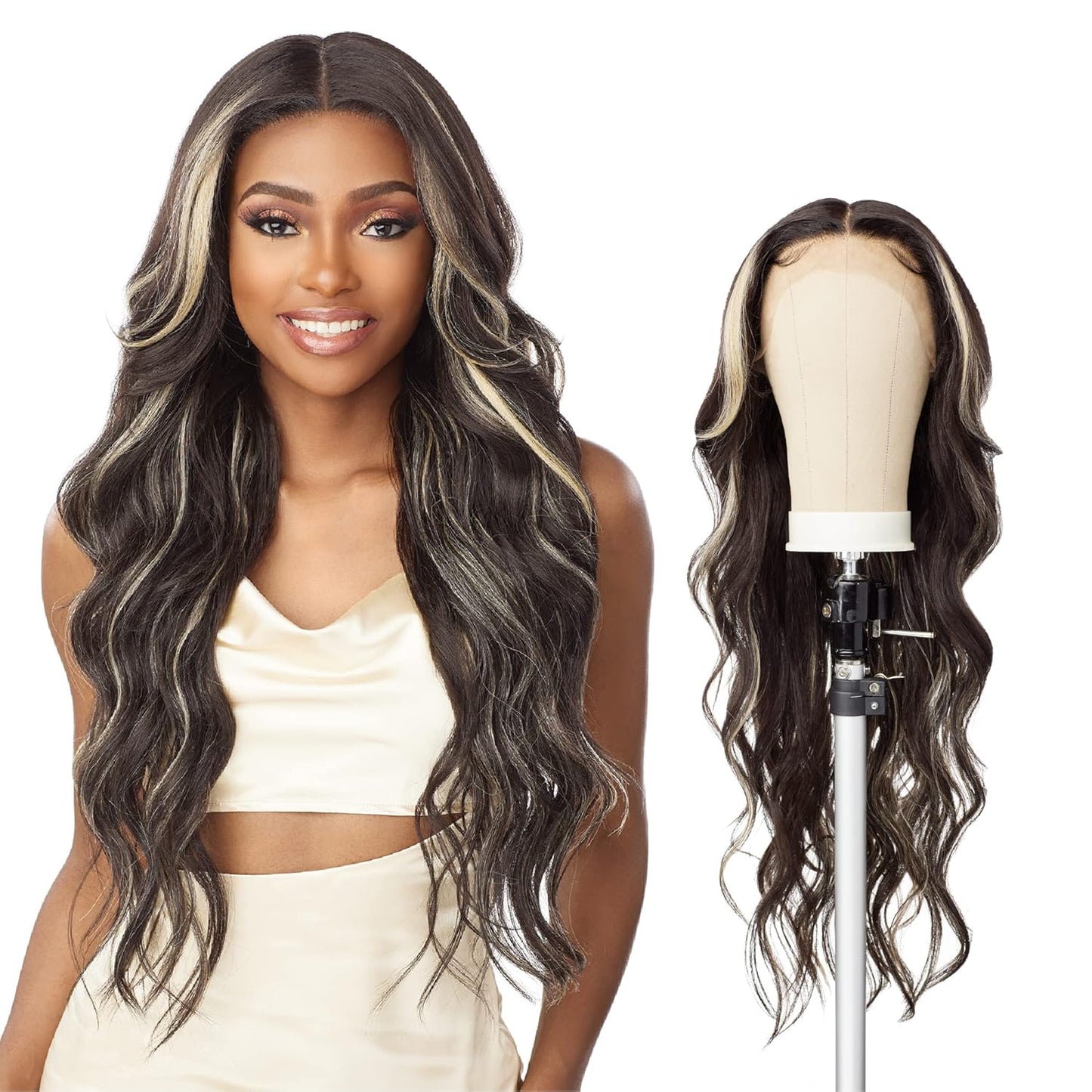 Sensationnel Butta Lace Wigs Unit 34 Extra Wide Deep Parting