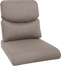 Outdoor Chair Cushions Set of 2 22 x 25 in - Fade Resistant Patio Seat