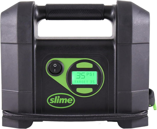 Portable Car Air Compressor with Digital Display and LED Light