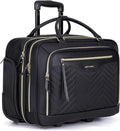LIGHT FLIGHT Rolling Laptop Bag Rolling Briefcase for Women - Travel