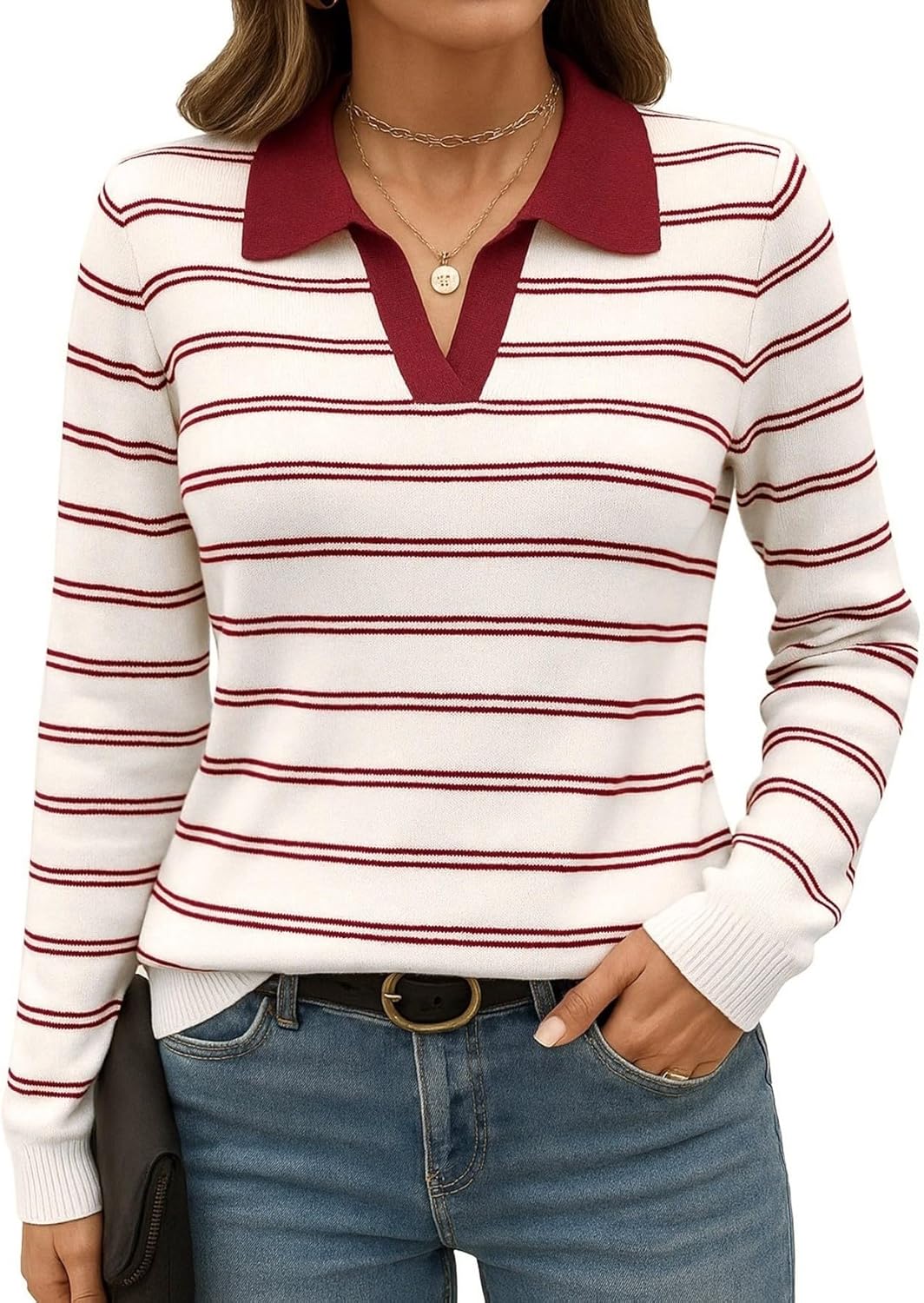 Women's Knitted Collared Sweaters for Cozy Winter Style