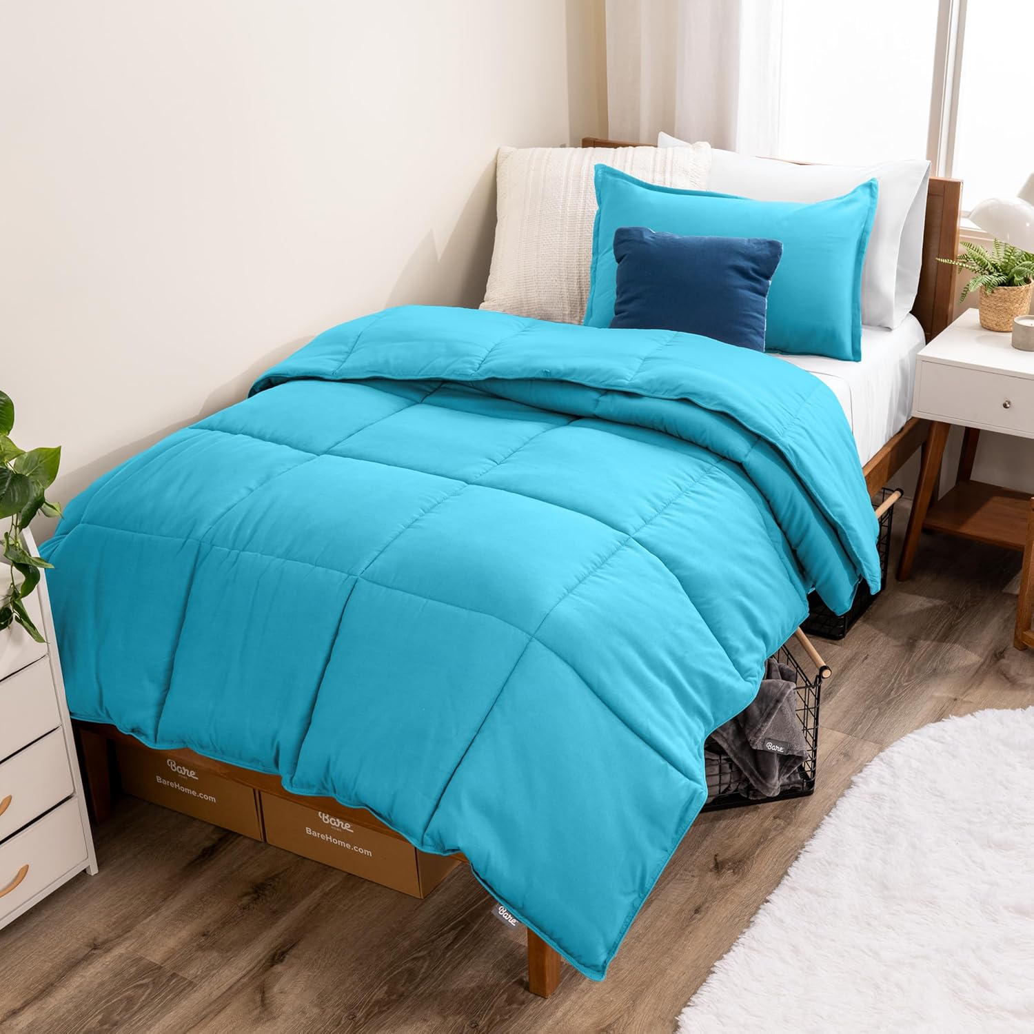 Bare Home Comforter Set - Ultra-Soft Twin/Twin XL Comfort