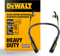 DEWALT Heavy Duty Magnetic Bluetooth Neckband Headphones - Long