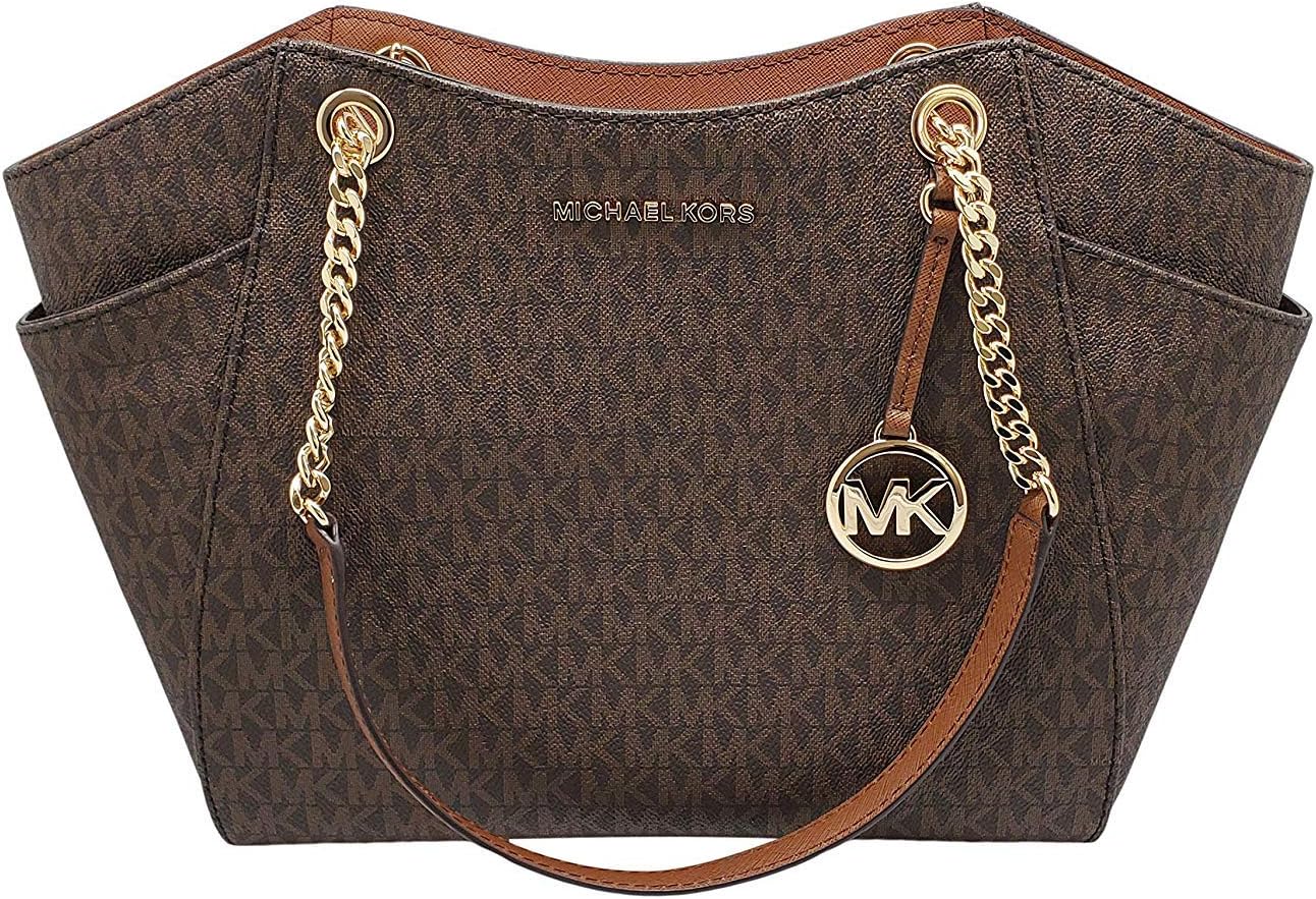 Michael Kors Jet Set Large Signature Logo Shoulder Bag Review