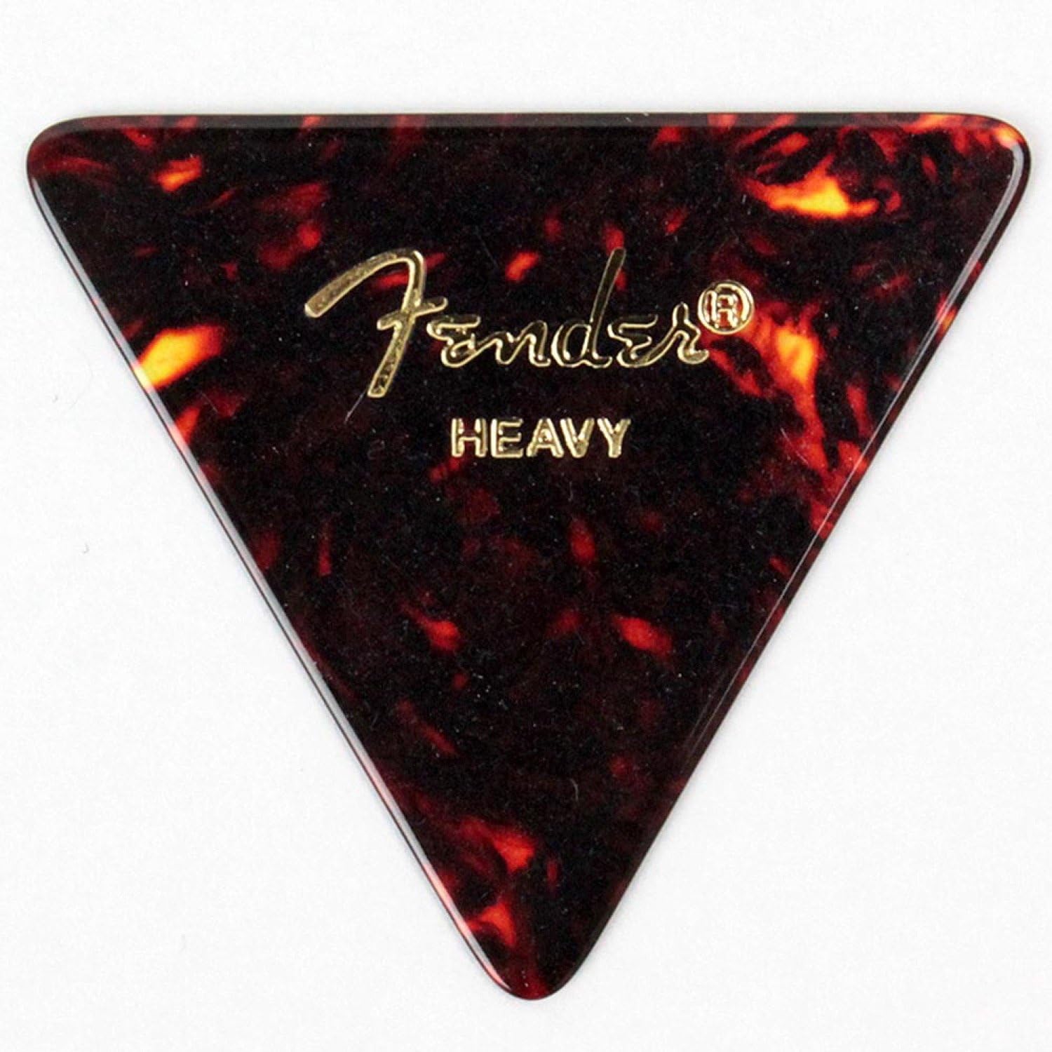 Fender Classic Celluloid Picks - Tortoise Shell Heavy - 12-Pack