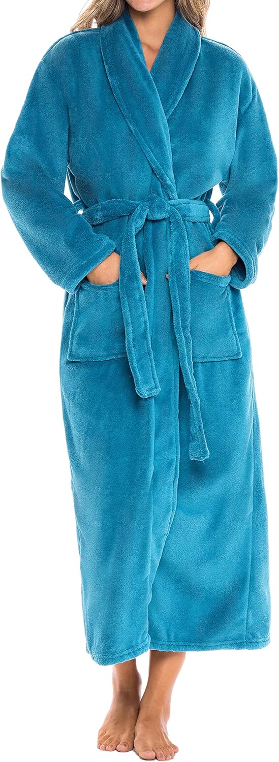 Plush Robe for Women by Alexander Del Rossa - Cozy Comfort