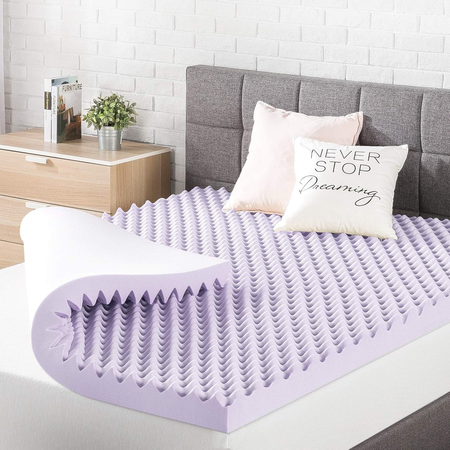 Best Price Mattress 3 Inch Egg Crate Memory Foam Topper Review