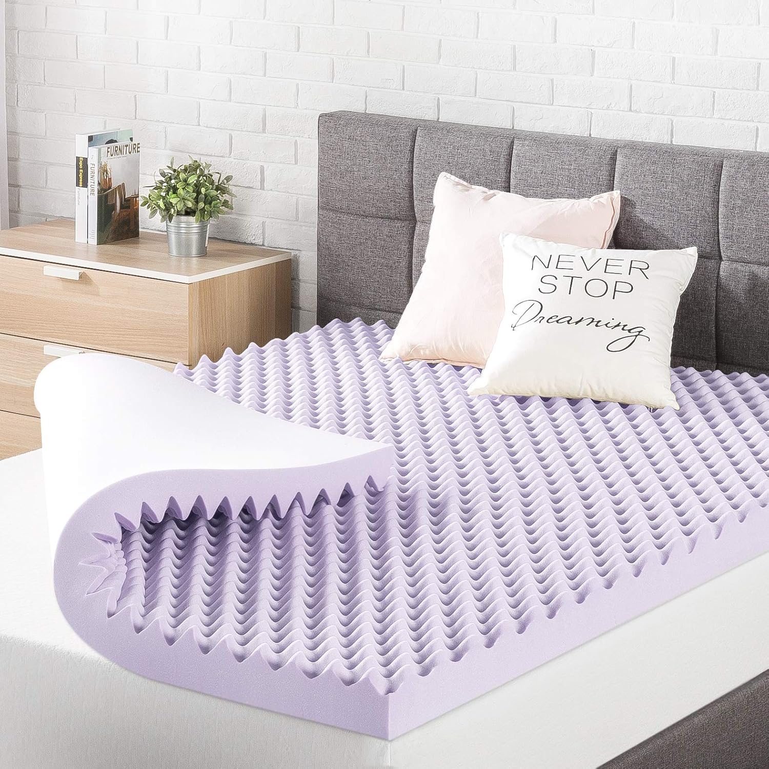 Best Price Mattress 3 Inch Egg Crate Memory Foam Topper Review