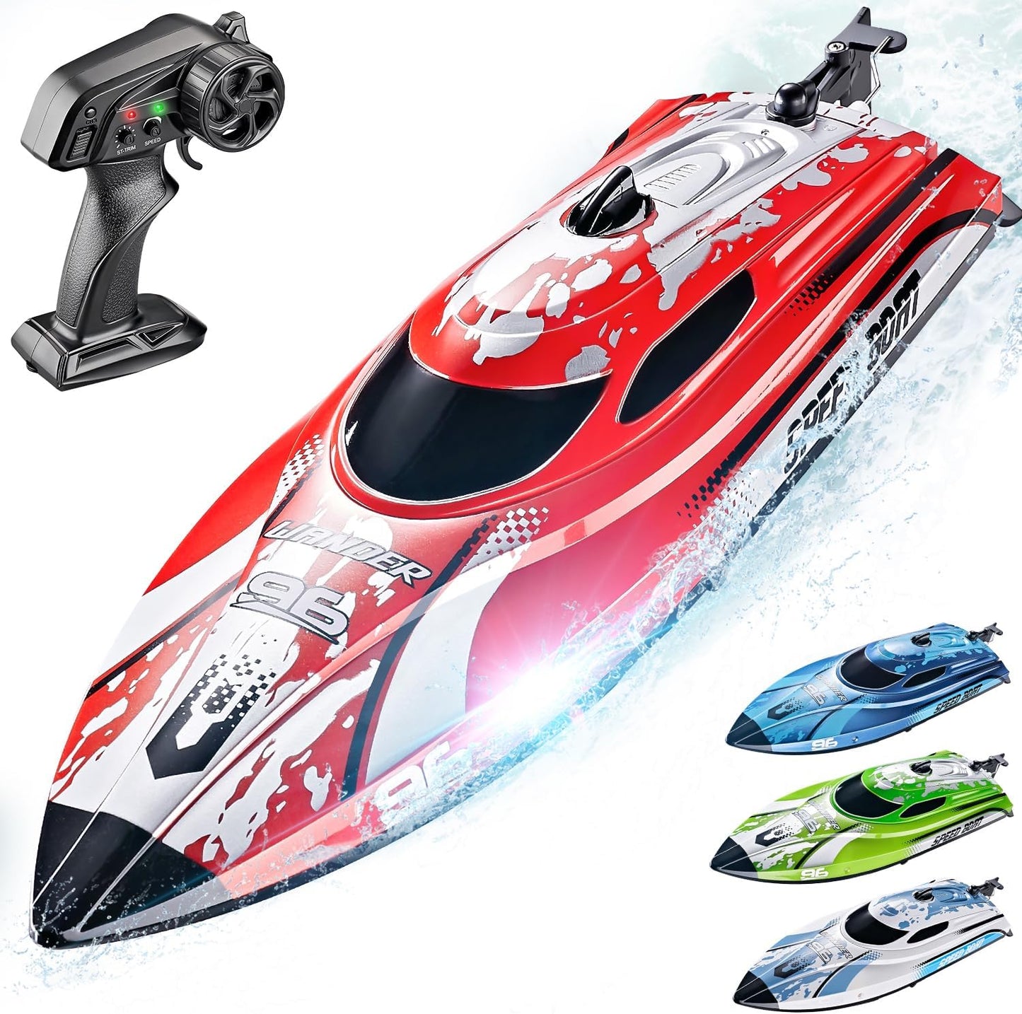 Fast 12 Inch Remote Control Boat for Kids and Adults Fun