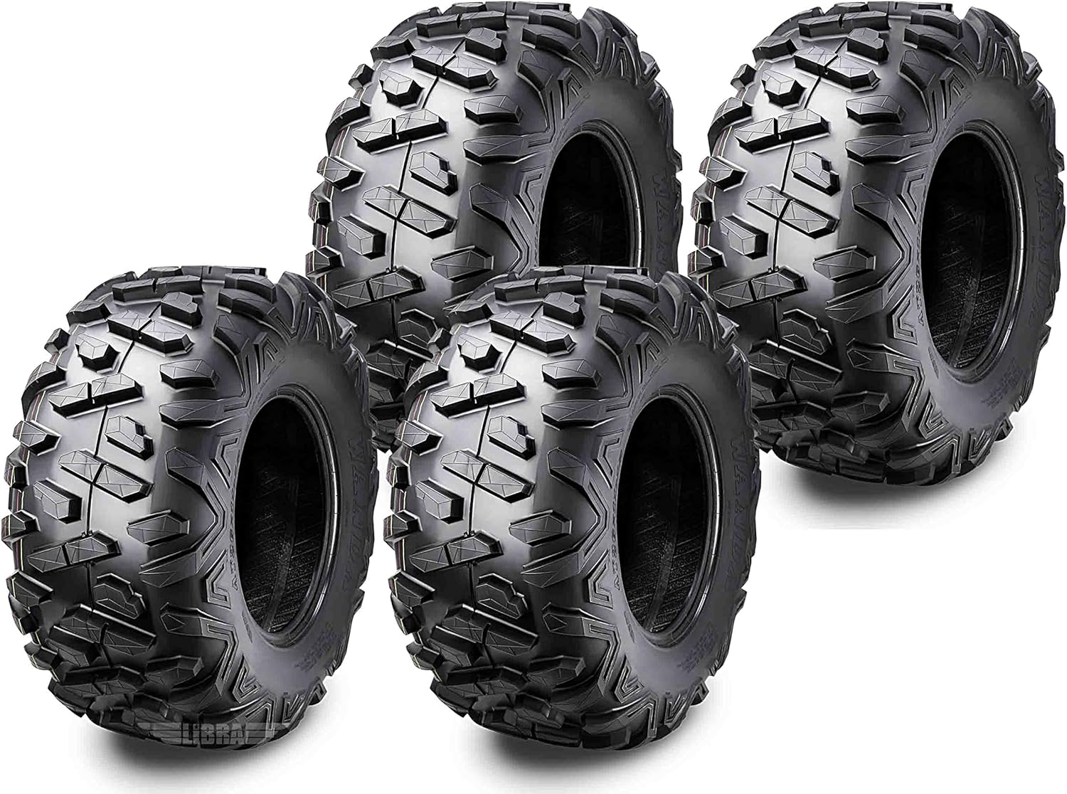 WANDA UTV ATV Tires 25x11-12 6-Ply Bighorn Style for All Terrain