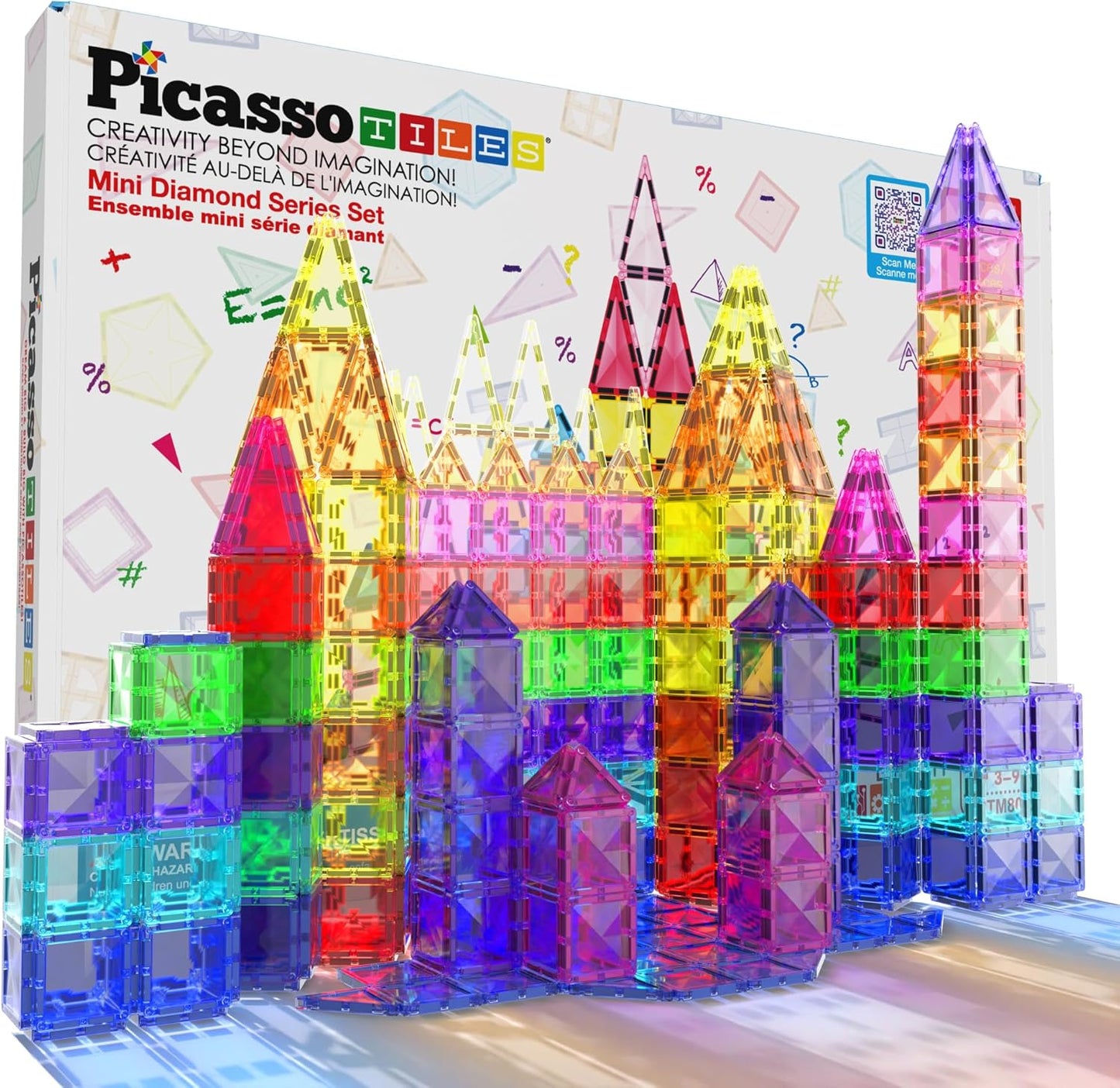 STEM Mini Magnetic Building Set - PicassoTiles PTM80